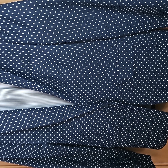 J Crew Navy Polka Dot Regent Blazer sz 4 - Picture 2 of 6